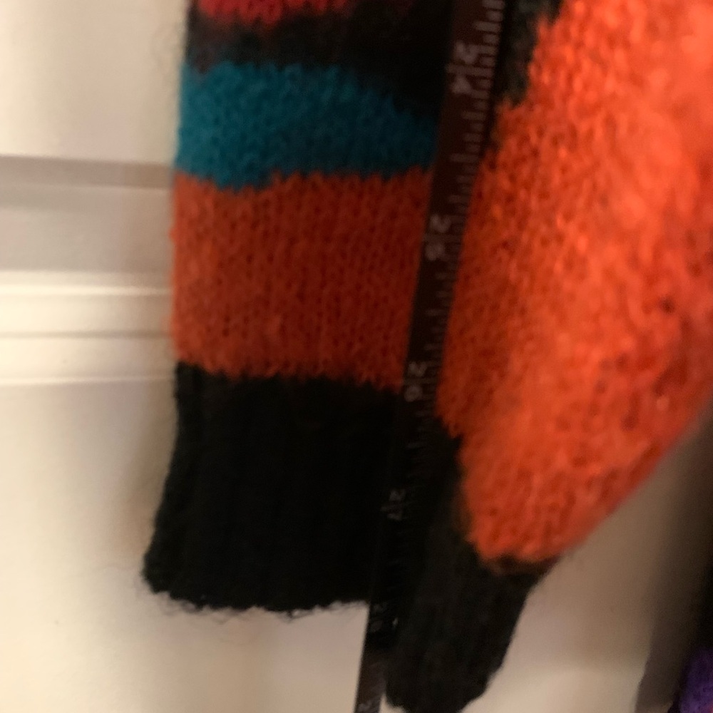 Rafaella Black Multicolor Patterned Cardigan - image 6